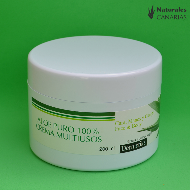 Dekbed Beoordeling mechanisme Aloe Vera Creme 100%| Dermetiks - Aloe Vera Shop - Naturales Canaria